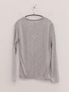 BASERANGE Classic Bamboo Fiber Bamboo Cotton Long Sleeve T-Shirt Series Collection Round Neck Bottoming Shirt France BAS-TOLS-BA-SU25-GREY MELANGE (TOLS-BL-000)